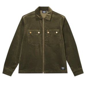 Wesc Nick jacket men's M women's L olive night green corduroy zip